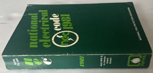 National Electrical Code 1981 NFPA 1970-1981 Electrical Code Book Rare HTF - Foto 3 di 4