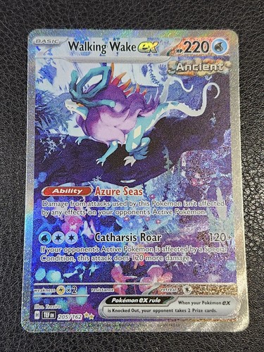 Walking Wake Ex 205/162 Special Illustration Rare Temporal Forces Nm