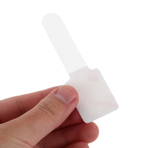 10 Pcs Drahthalter Reisen Kleben Der Klebstoff Kabelbinder Wiederverwendbar - Afbeelding 9 van 12