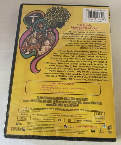 1973 GODSPELL Musical FILM - 2007 DVD - NEW Sealed ORIGINAL - Victor GARBER - Bild 4 von 4
