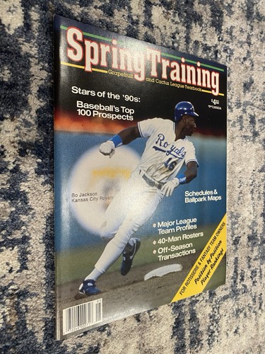 1990 Spring Training Grapefruit And Cactus League Yearbook Newsstand High Grade - Picture 3 of 3
