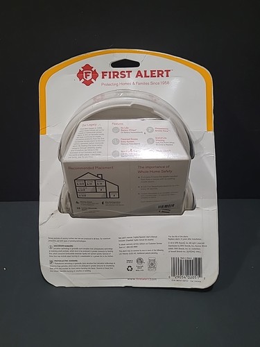 First Alert 1042409 Photoelectric Smoke Detector - 2 Pack - Picture 2 of 2