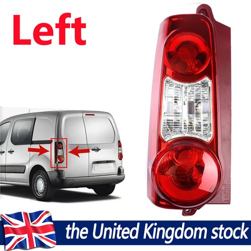 1x LEFT PASSENGER SIDE REAR TAIL LIGHT LAMP FOR PEUGEOT PARTNER 2008-2011 - Bild 1 von 8