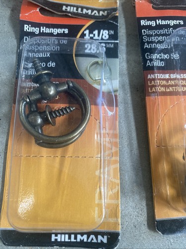 Dekorative Schraubringe, Antikmessing, 1-1/8 Zoll, 4 Stück 122214 - Bild 2 von 4