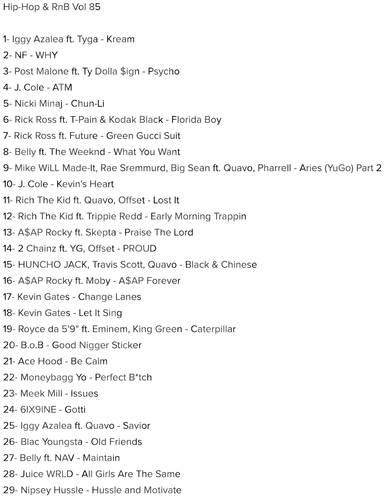 2018 HipHop RAP & RnB Music Videos 4 DVDs - HD Quality Fast Shipping w/ Tracking - Picture 2 of 17