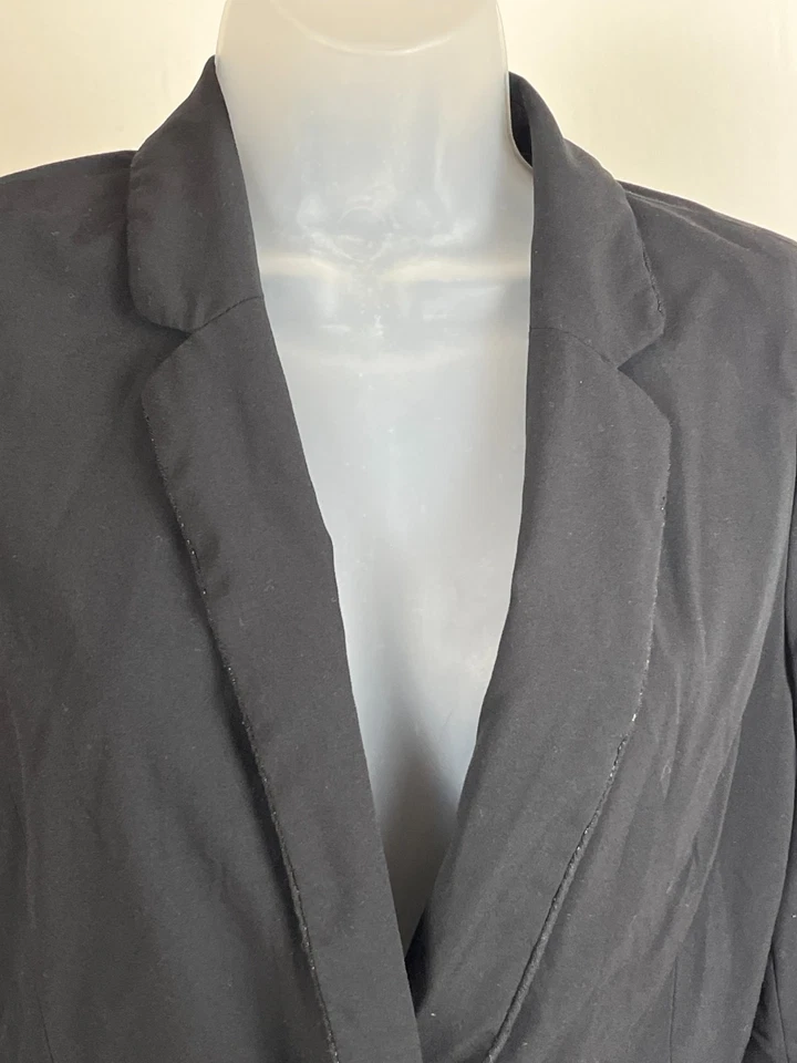 Chaqueta Blazer Frenchi Para Mujer Talla M Negra Forrada Elastizada Trabajo Oficina Negocios Foto 2 de 4