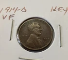 1914-D VF Lincoln Wheat Cent Key Date