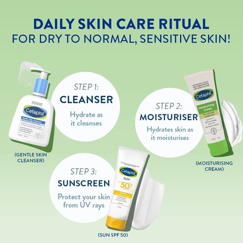 Cetaphil Moisturising Cream for Face & Body , Dry to Normal skin, 80 gm - Picture 6 of 7