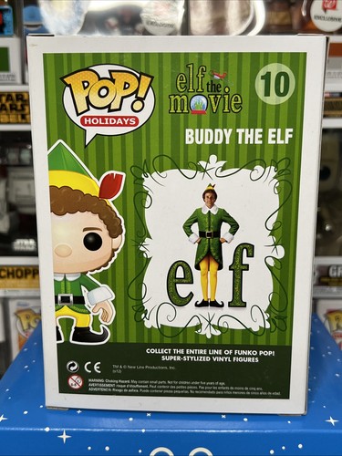 Funko POP! Holidays: Buddy the Elf #10 Vinyl Figure w/ Protector *DAMAGED* - Picture 5 of 23