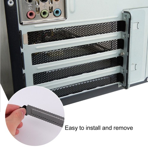 20 PCS Case Cover Heat Dissipation Dustproof Black Pci Slot Vented - Bild 7 von 12