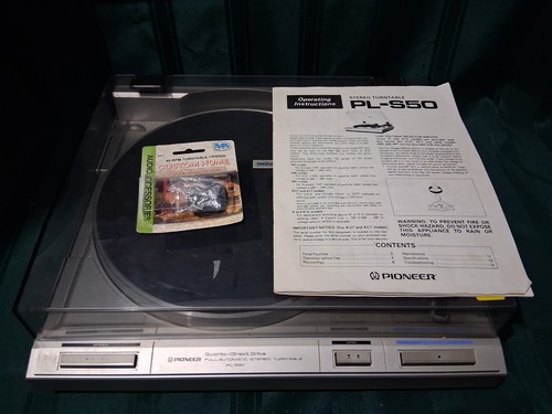 Pioneer PL-S50 Direct Drive Stereo Turntable Used Tested Works Silver  WP580 - Picture 1 of 4