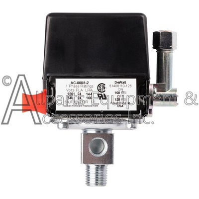 #ad Z AC 0008 1 DeVilbiss Craftsman 1 8 NPT Special Port Pressure Switch 100 125 PSI $55.90