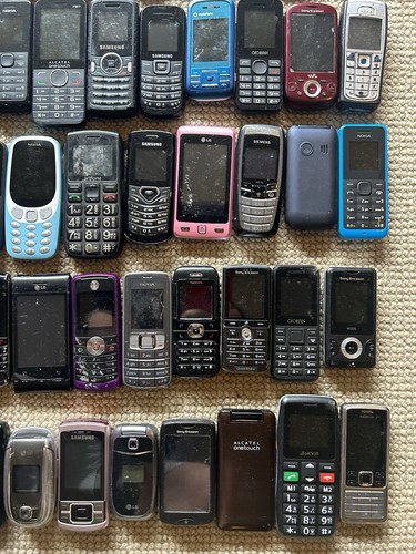 Lot Job Mix 100 x Mix de téléphones portables non testés - Photo 4 sur 5