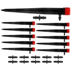 1 Set 8-Loch-Tropfstrahler, 360-Grad-Tropfer, 4/7 Wasserrohr-Einstelltropfer