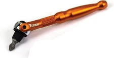 Titan Tools 11323 1/4-Inch Drive x 4-Inch 90-Tooth Swivel Head Micro Ratcheting 