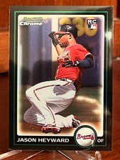 2010 Bowman Chrome Jason Heyward Rookie Card RC - Atlanta Braves . rookie card picture
