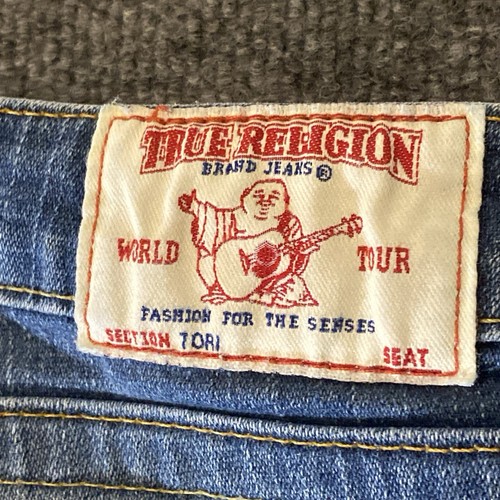 True Religion Tori Jeans Damen 31 (31x33) Bootcut Stretch Made in USA Konzert - Bild 17 von 17