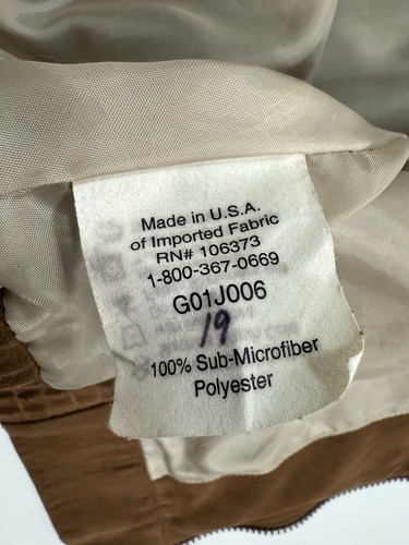 Zero Restriction Mens Jacket Size Medium Pine Valley Golf Club USA Microfiber - Picture 10 of 12