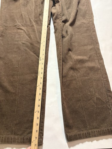 Vintage Men’s Brown Dress Corduroy Pants Size 36 / 34 Mid Ride - Picture 6 of 9