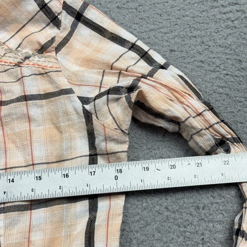 Camisa Ariat para mujer mediana a cuadros Pioneer Pearl Snap Western - Imagen 12 de 13