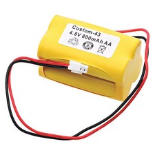 Battery - For Emergency Lighting - Battery Rechargeable - AA - 800 mAh - 4.8 V