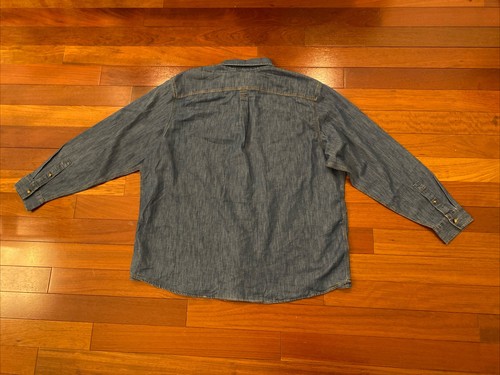 2 Stück Wrangler Herren Relaxed Fit Langarm Webhemd Größe 2XL Neu mit Etikett - Bild 9 von 13