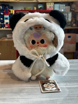 Baby Three I'm Not a Warrior COW PANDA plush pendant confirmed blind box