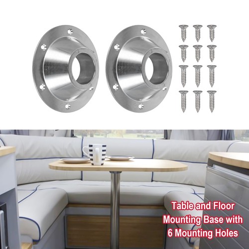 RV Table Leg/Pedestals/Replacement RV Table/Base Aluminum/Pedestal Flange/ Mount - Picture 2 of 24