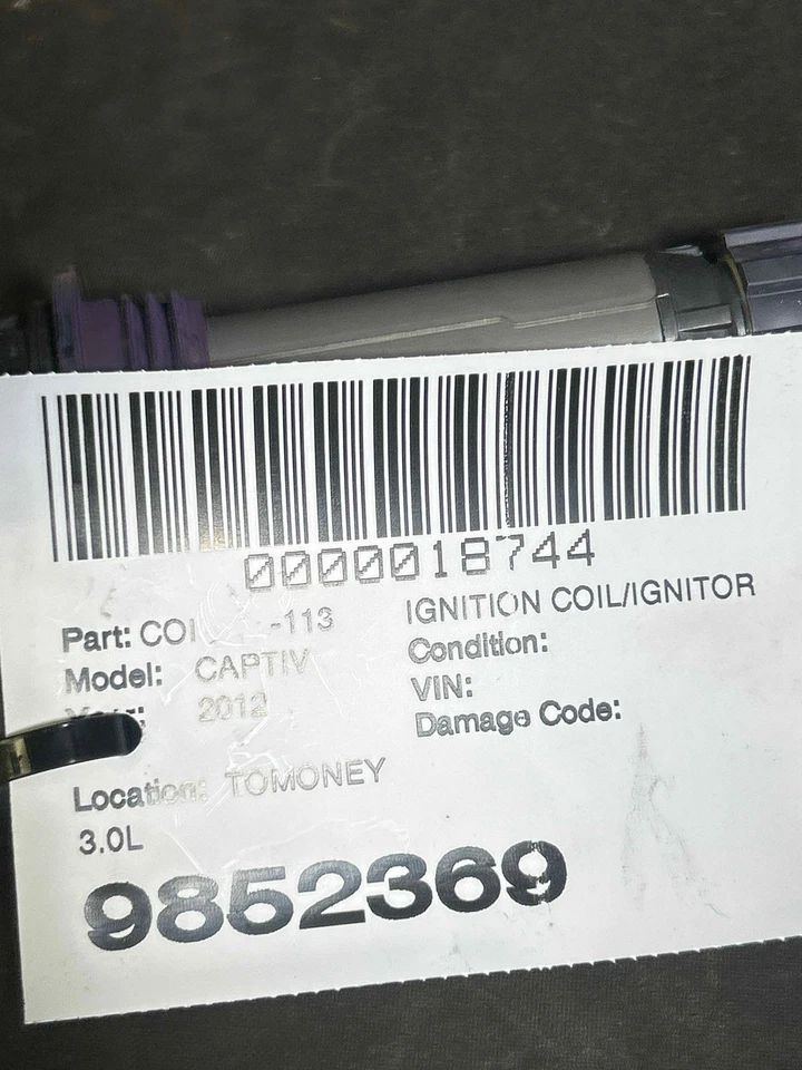 Fits 2012 Chevy Captiva Ignition Coil OEM:AN0997001550 Foto 4 de 4