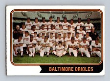 1974 Topps #16 Baltimore Orioles B28