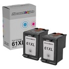 2PK 61XL Black Printer Ink Cartridge for HP CH563WN Ink Envy 4500 5530 4502 4505