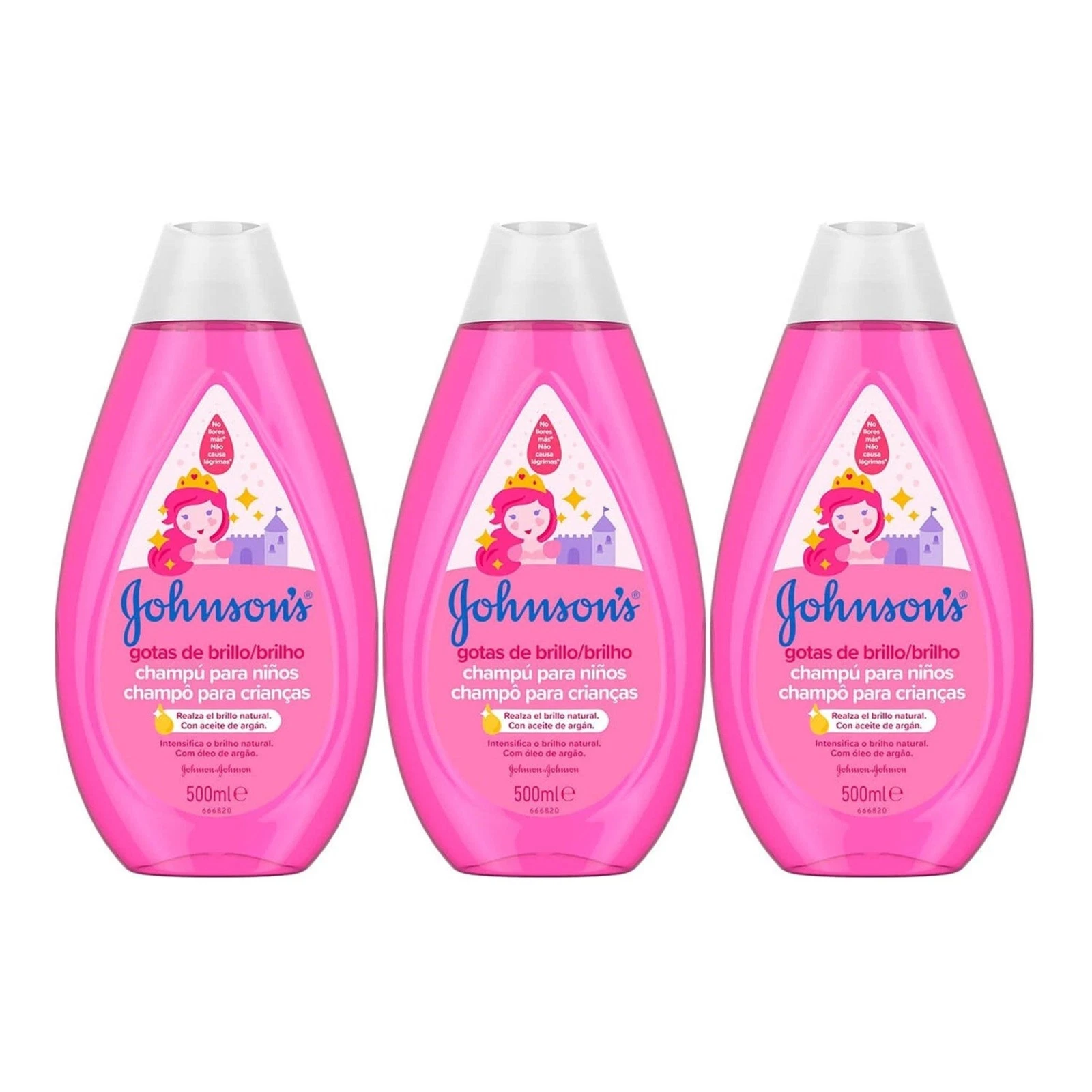 Johnson's Shiny & Soft Kids' Shampoo with Argan Oil, 16.9oz (500ml) (Pack of 3)
Opens in a new windo