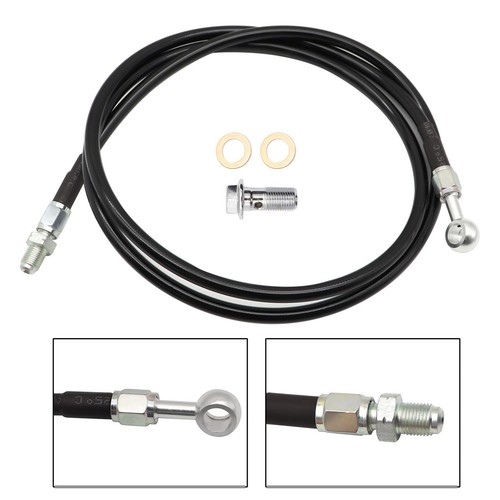 Stainless Steel Clutch Line 55 inch Compatible with Honda Civic 1992-2000 Com... - Picture 2 of 7