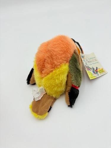 Audubon Birds Cedar Waxwing Plush Tags K&M Realisitc Animal Toy NO SOUND 6" - Picture 7 of 8