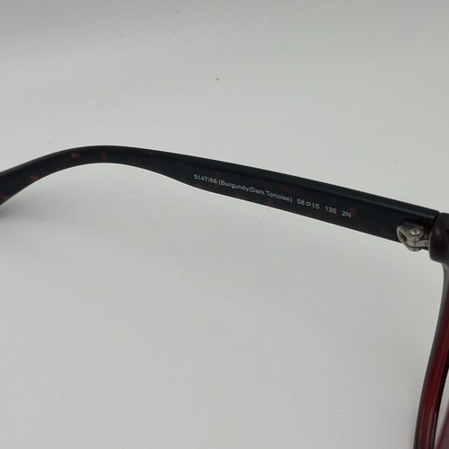 Coach Sunglasses Frame Only HC 8074 (L065 Robyn) 5147/68 Burgundy/Tortoise 58mm - Picture 6 of 13