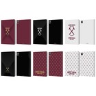 OFFICIAL WEST HAM UNITED FC HAMMER MARQUE KIT LEATHER BOOK CASE FOR APPLE iPAD