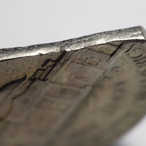 5c Jefferson Nickel - Mint Error Straight Clipped Planchet - SKU-Z5701 - Picture 5 of 9