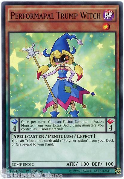 SDMP-EN012 Performapal Trump Witch 1st edition Mint YuGiOh Card