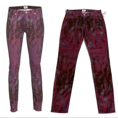 Hudson Nico Mid-Rise Skinny Splatter Jeans Größe 26 Zen Neu mit Etikett - Bild 2 von 11