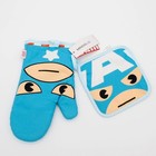 Marvel Miniso Captain America Oven Glove & Pot Holder Set – Kitchen Accessory