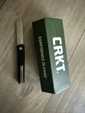 CRKT 7083 Richard Rogers CEO Microflipper Knife 2.21" Satin Sheepsfoot Blade New
