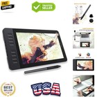 PD1161 Drawing Tablet with Screen, Digital Art Tablet with Battery-Free Stylu...