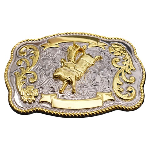 Rock Bull Ride Long Huge Rodeo Big Cowboy Texas Western Glanz Gürtelschnalle USA - Bild 4 von 9