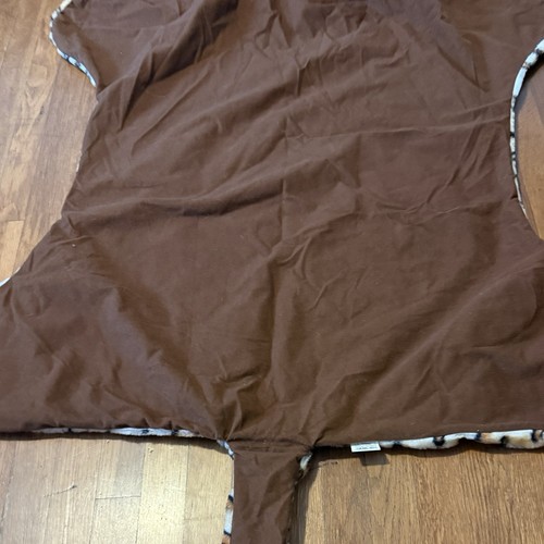 Gepard Leopard Tiger Raubkatze Kunstfell Teppich Decke Bezug Plüsch Stofftier Kopf Vintage - Bild 17 von 19