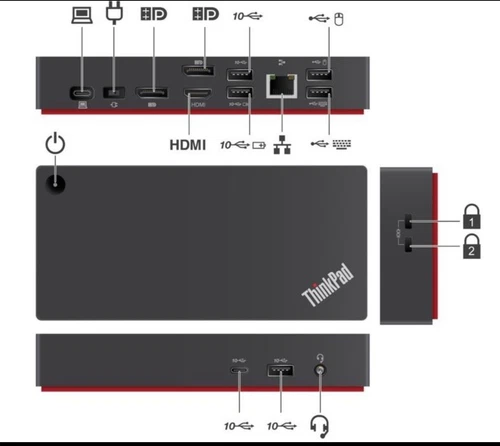 Lenovo ThinkPad Dockingstation Usb-c 40AY0090EU