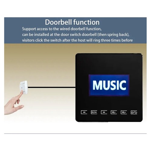 86 Bluetooth Home Background Music System è compatibile con montaggio a parete1488 - Foto 3 di 9