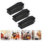  3 Pcs Creepy Halloween Decorations Coffin Adornment Small Adornments