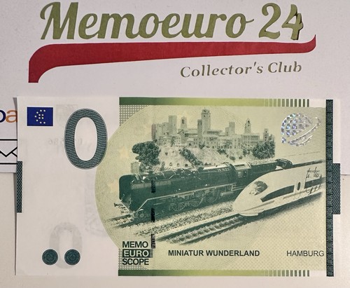 MEMOEURO ® EAAB104/2 - Miniatura Wunderland, nota, nota,