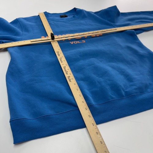 Felpa Volpe Bianca Donna Grande X Grande Blu Grafica Pullover Girocollo - Foto 8 di 8