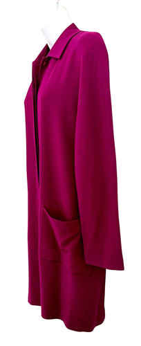 Company by Ellen Tracey Damenmantel Wollmischung Größe 12 Magenta Boardroom Chic - Bild 3 von 10